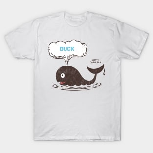 Duck, NC Summertime Vacationing Whale Spout T-Shirt